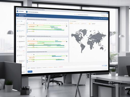 Operations dashboard showing live shipment milestones across multiple lanes